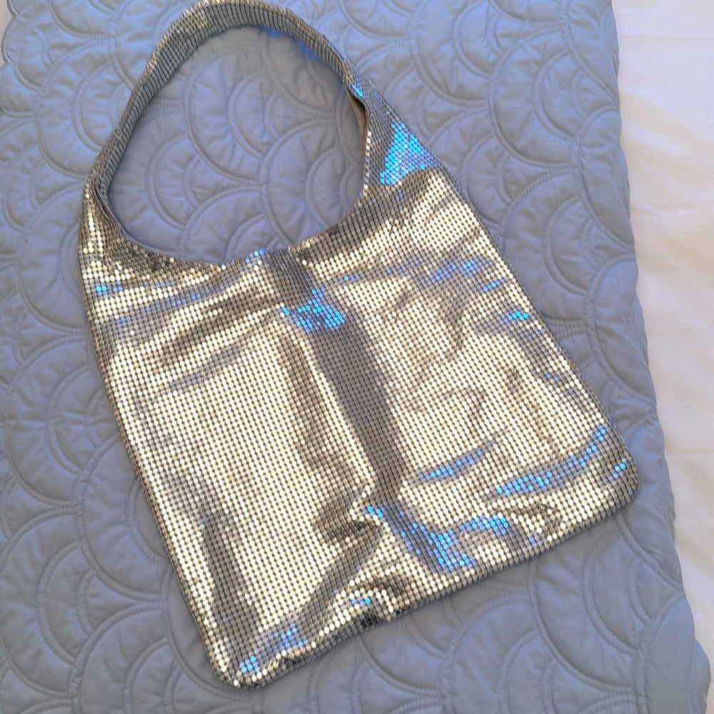 Urban Outfitters | Bags | Urban Outfitters Sparkling Shimmering Silver Bag